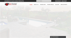 Desktop Screenshot of gopavers.com